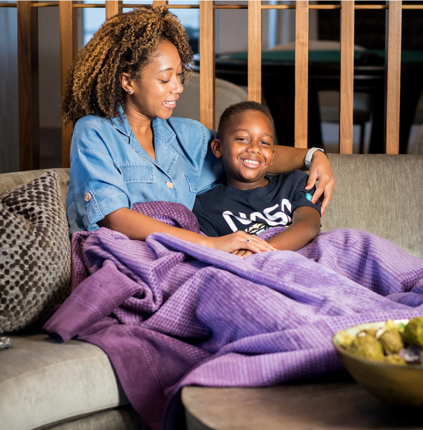 Purple throw blanket | Thread Talk